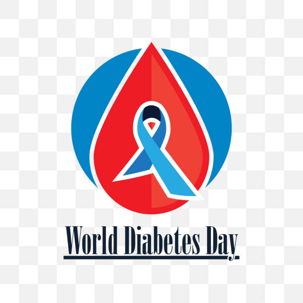 world diabetes day isolated on transparent background world diabetes day isolated on transparent background. vector illustration diabetes awareness month stock illustrations