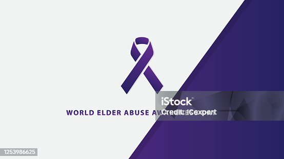 istock World Elder Abuse Awareness Day. Vector illustration 1253986625