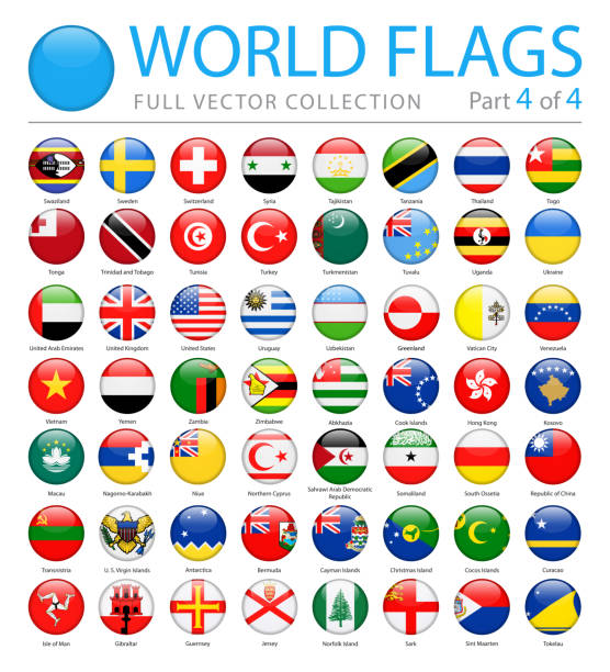 World Flags Circle Illustrations Royalty Free Vector Graphics And Clip