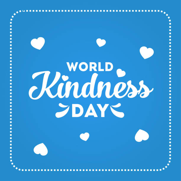 ilustrações de stock, clip art, desenhos animados e ícones de world kindness day vector design template - fond