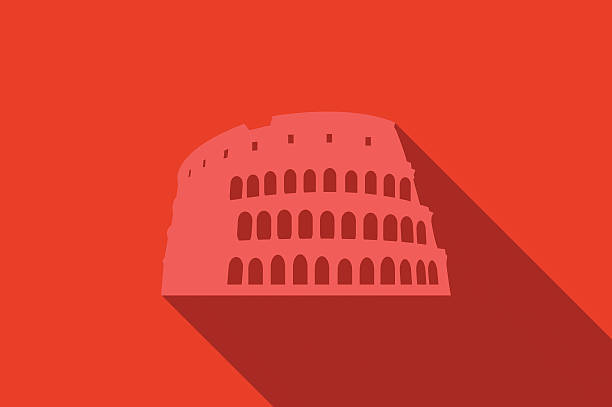 World landmark, Colosseum, Rome, Italy, Europe, vector illustration vector art illustration