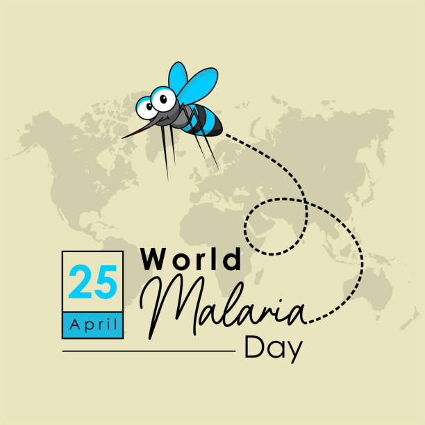 stockillustraties, clipart, cartoons en iconen met wereld malaria dag - malaria