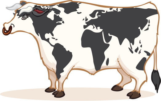 World Map Bull