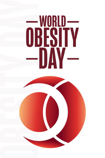 World Obesity Day. Holiday concept. Template for background, banner, card, poster with text inscription. Vector EPS10 illustration. World Obesity Day. Holiday concept. Template for background, banner, card, poster with text inscription. Vector EPS10 illustration national diabetes month stock illustrations