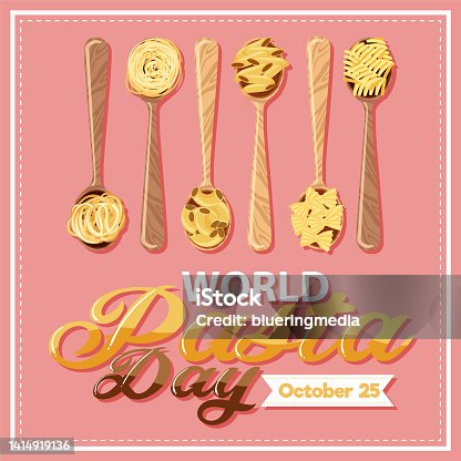 istock World Pasta Day Poster Design 1414919136