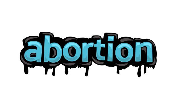 abortion schreiben von graffiti-design auf weißem hintergrund - my body my choice abortion stock-grafiken, -clipart, -cartoons und -symbole