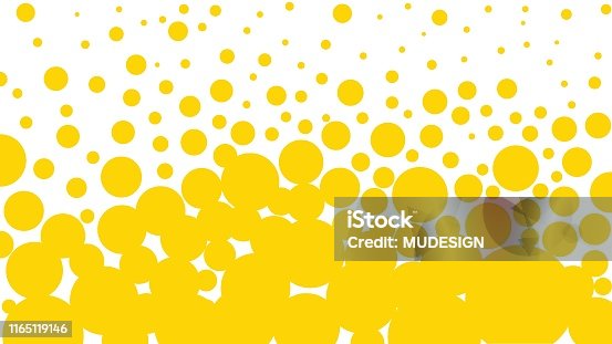 istock Yellow bubbles background 1165119146
