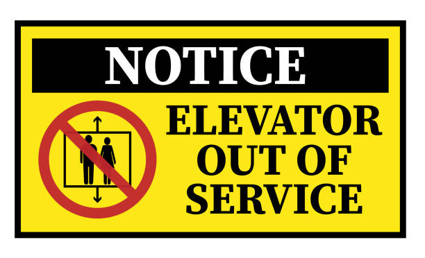 Lift Out Of Order Illustrations, Royalty-Free Vector Graphics & Clip