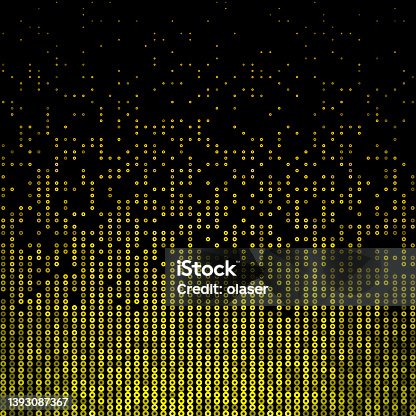 istock Yellow glitter background pattern 1393087367