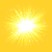 istock Yellow sunny star burst background 1328564635