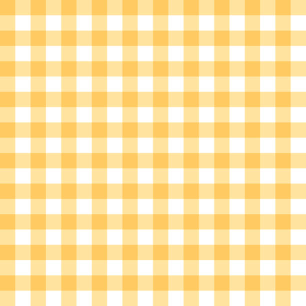 Yellow tablecloth texture. Seamless background. Yellow tablecloth texture. Seamless background. breakfast backgrounds stock illustrations