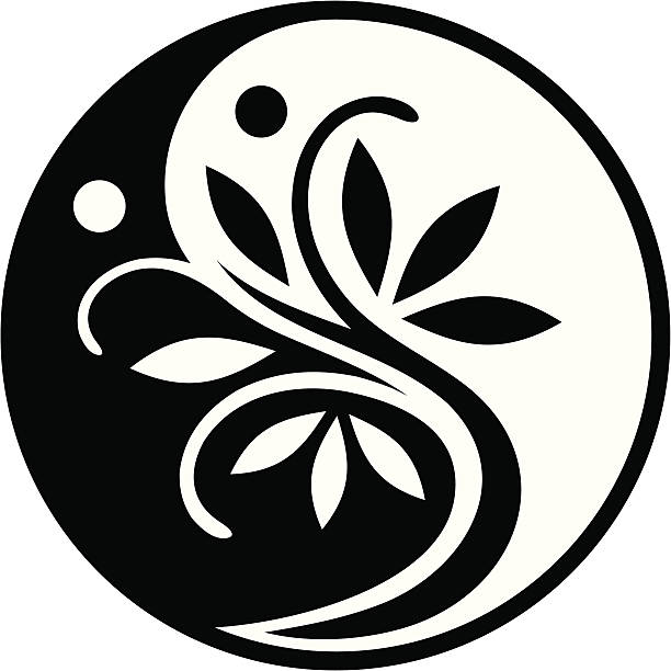 Yin Yang Symbol Clip Art, Vector Images & Illustrations - iStock