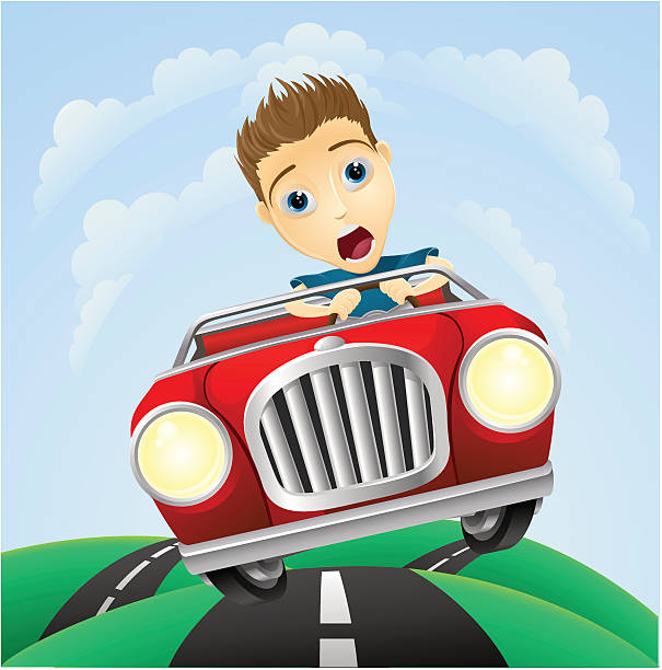 Teen Driving Illustrations, Royalty-Free Vector Graphics & Clip Art ...