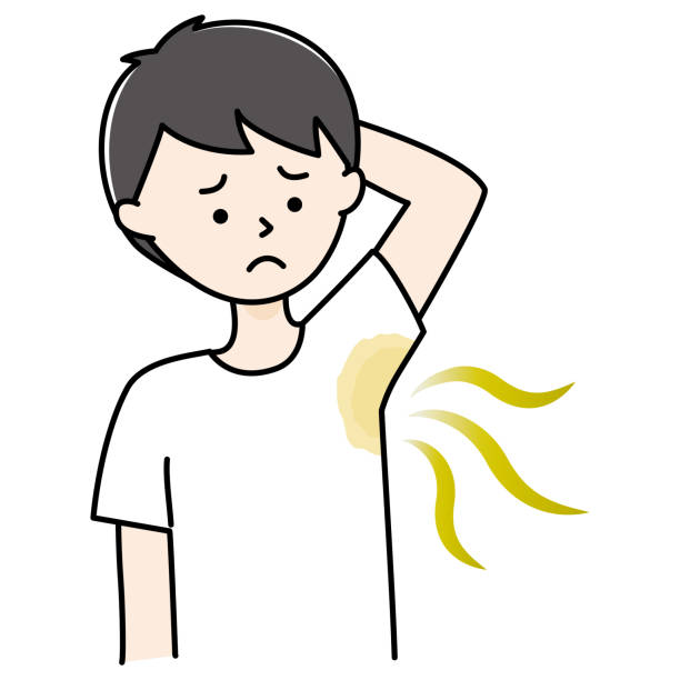 Sniff Armpit Illustrations, Royalty-Free Vector Graphics & Clip Art - iStock