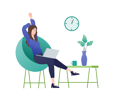 Illustration of people activity in flat design