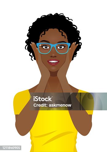 istock Young woman wearing eye glasses 1211840905