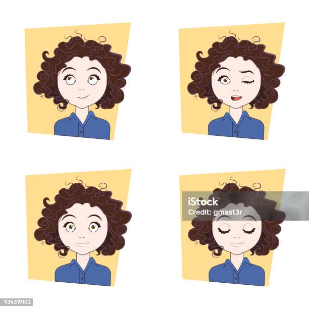 Curly Hair Free Vector Art 4 999 Free Downloads