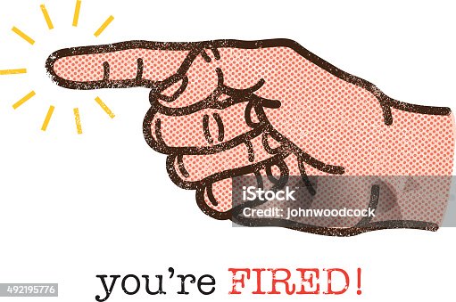 istock You're fired illustration 492195776