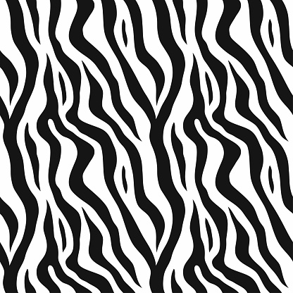 シマウマ模様スタイリッシュなストライプの質感動物ナチュラルプリント壁紙織物カバーのデザインのためにベクターシームレスな背景 アフリカのベクターアート素材や画像を多数ご用意 Istock