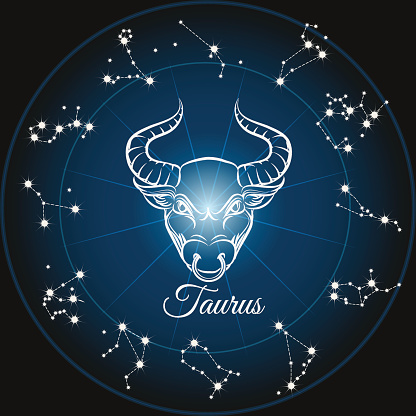 Zodiac Sign Taurus Stock Illustration - Download Image Now - iStock