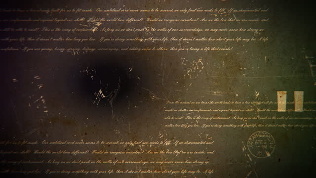 4k yellow grunge vintage background with floating text and titles