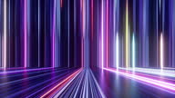 istock abstract colorful background with bright neon rays and glowing lines. Pink red blue looping background. Speed of light. Seamless loop animation 1320326864