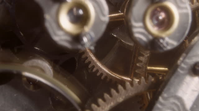 Antique Pocket Watch Gears With Soft Filter
