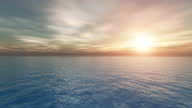 istock Cloud timelapse at sea desu with setting sun 1284874719