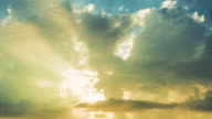 istock Cloudscape Timelapse cloudy. Puffy Fluffy Color Clouds Sky Time Lapse. Slow Moving Clouds Sunrise 1276904048