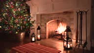 istock Cozy Christmas fireplace 1344343066