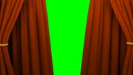 istock Curtains opening and closing stage theater cinema green screen 4K 944662470