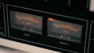istock Details of vintage reel to reel tape recorder - player vu meter 1139934708