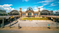 istock Dresden Germany Hauptbahnhof train station Timelapse daytime 1314726047