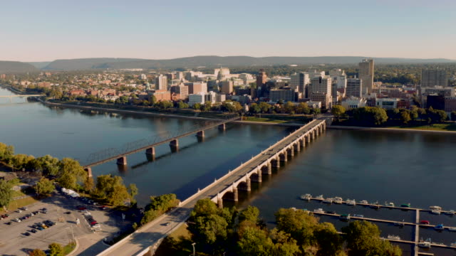 Harrisburg state capital of Pennsylvania along on the Susquehanna River