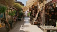 istock Kaleici old town street with cafes and souvenir tourist shops in Antalya, Turkey 1302759729