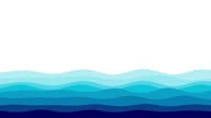 istock Ocean Waves Blue Gradient, Smooth Colorful Slow Motion. Soft Waves Background for Beautiful Concept Design Compositions 1353605914