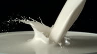 istock pouring milk splashing into a round container 511502762