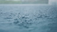 istock Rainfall at swimming pool. 1345523708