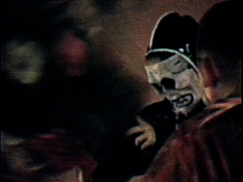 Retro Halloween masks--From 1950's film