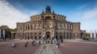 istock Semperoper - Semper Opera House in Dresden - Time Lapse 1354944148