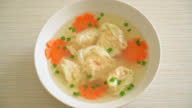 istock shrimp dumpling soup in white bowl - Asian food style 1398731785