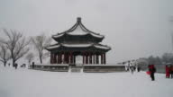 istock Video of heavy snowfall in Beijing Summer Palace in winter 1399899899